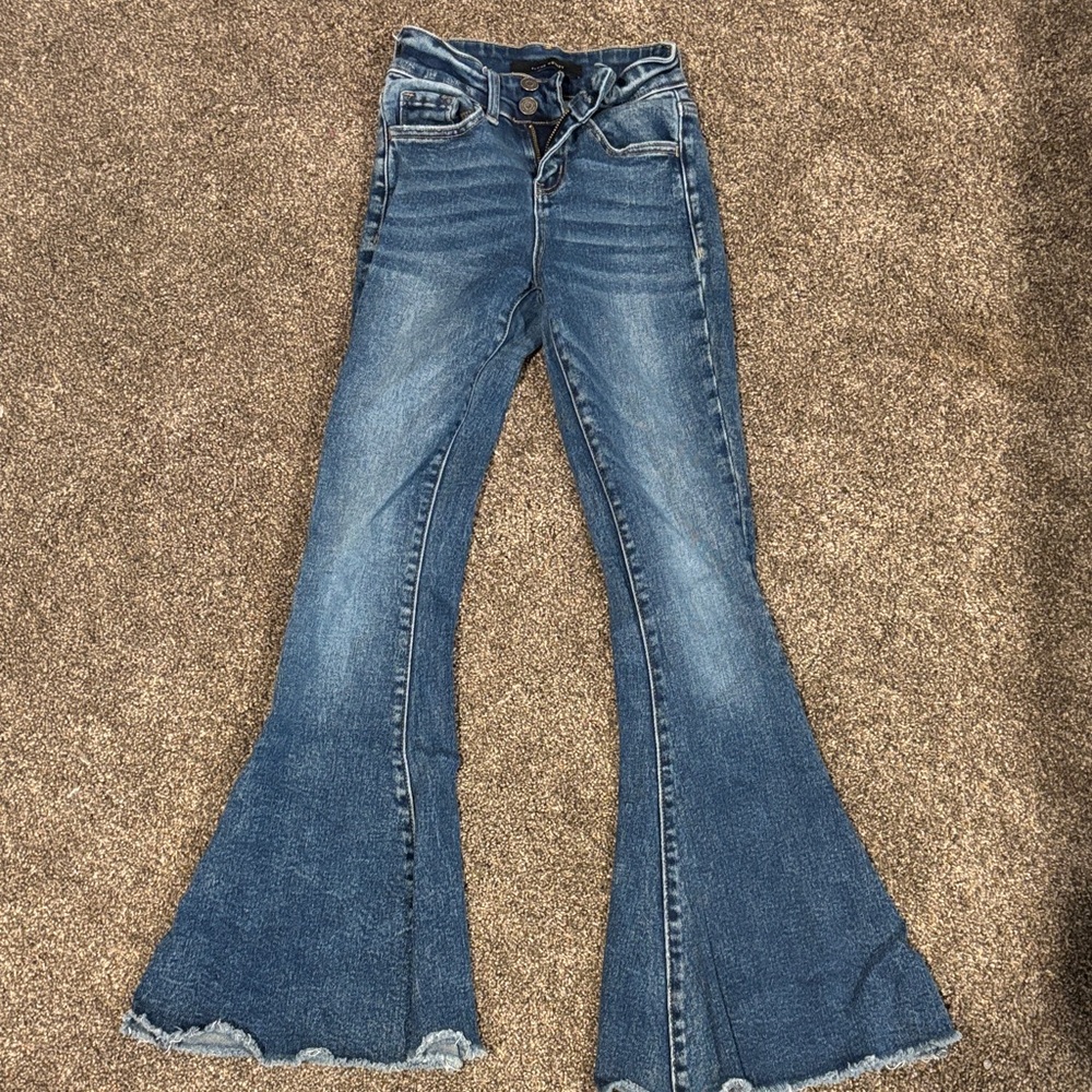 Size 22 Flying Monkey Dark Blue Flare Jeans